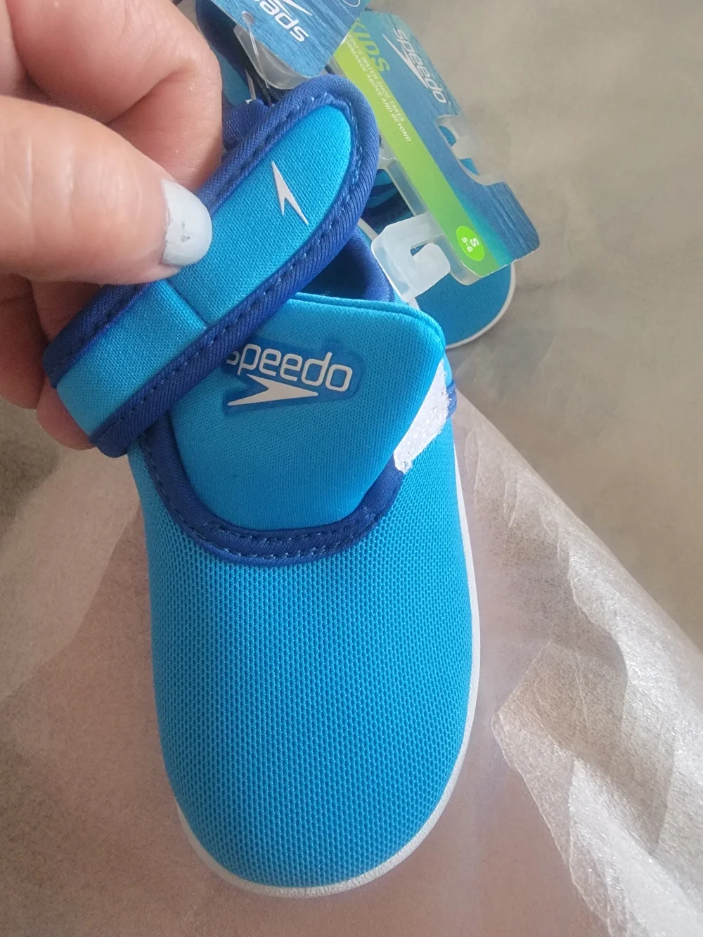 Speedo Kids' Shore Explorer Water Shoes - Blue Size Small (5/6)